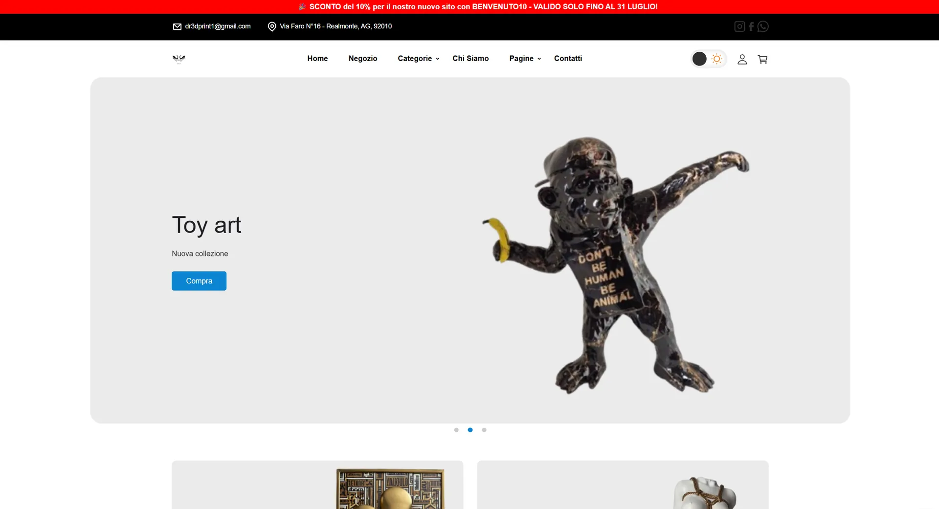 DR 3D Print - E-commerce Bootstrap + ReflowHQ
