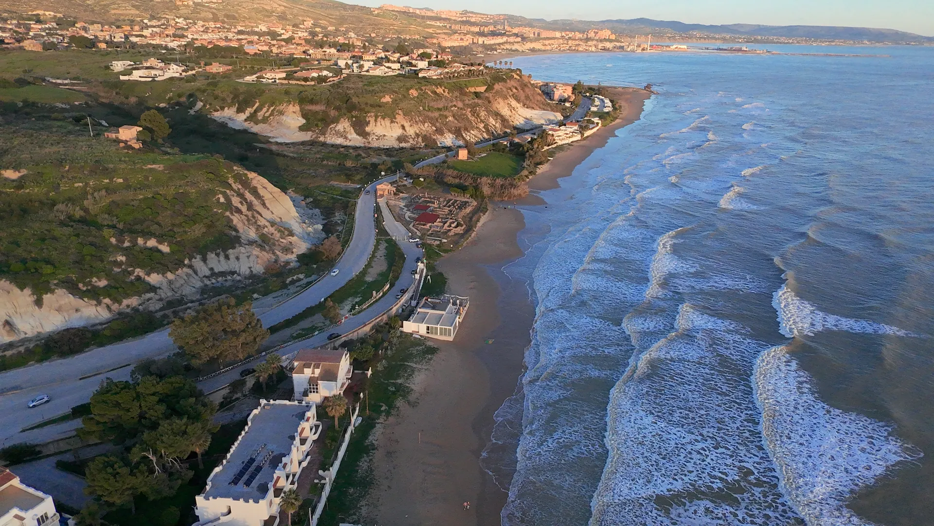 Drone costa Realmonte - Ripresa drone