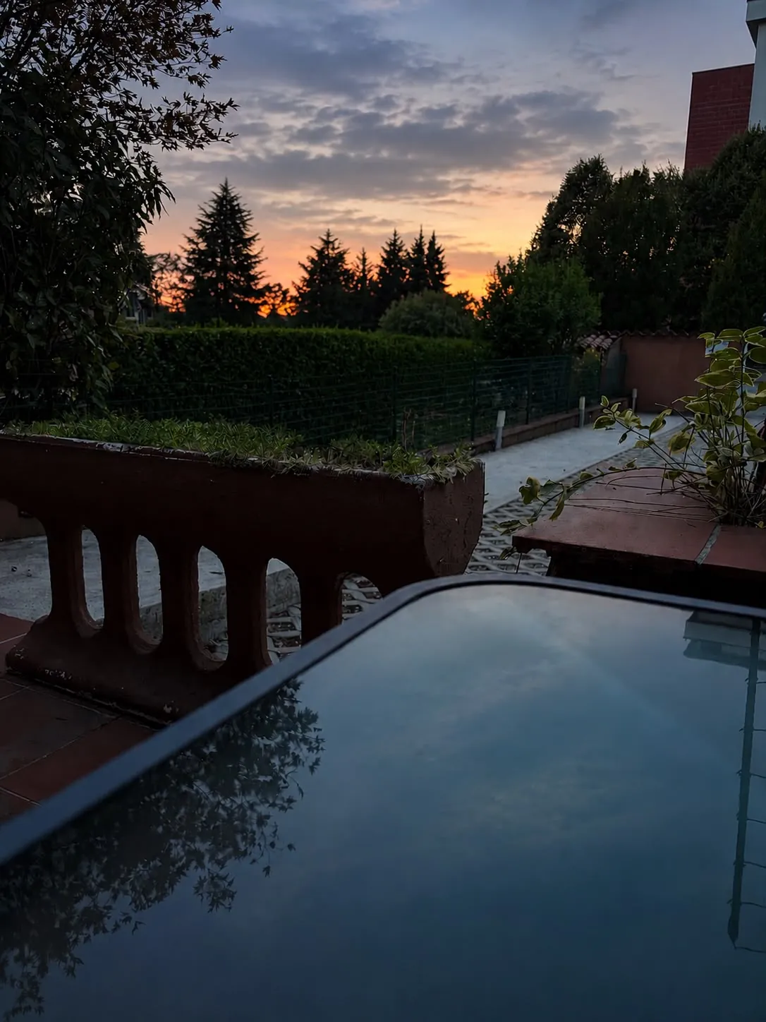 Tramonto in terrazza - Fotografia da smartphone