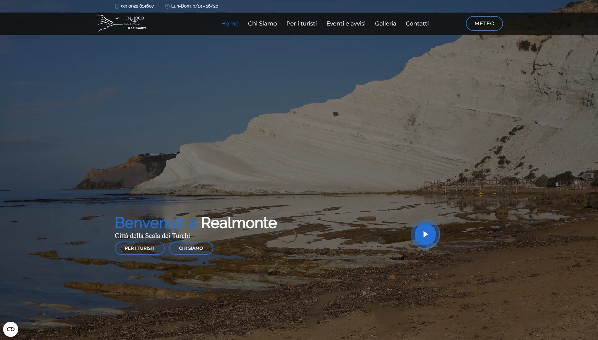 Pro Loco Realmonte - Sito web turistico