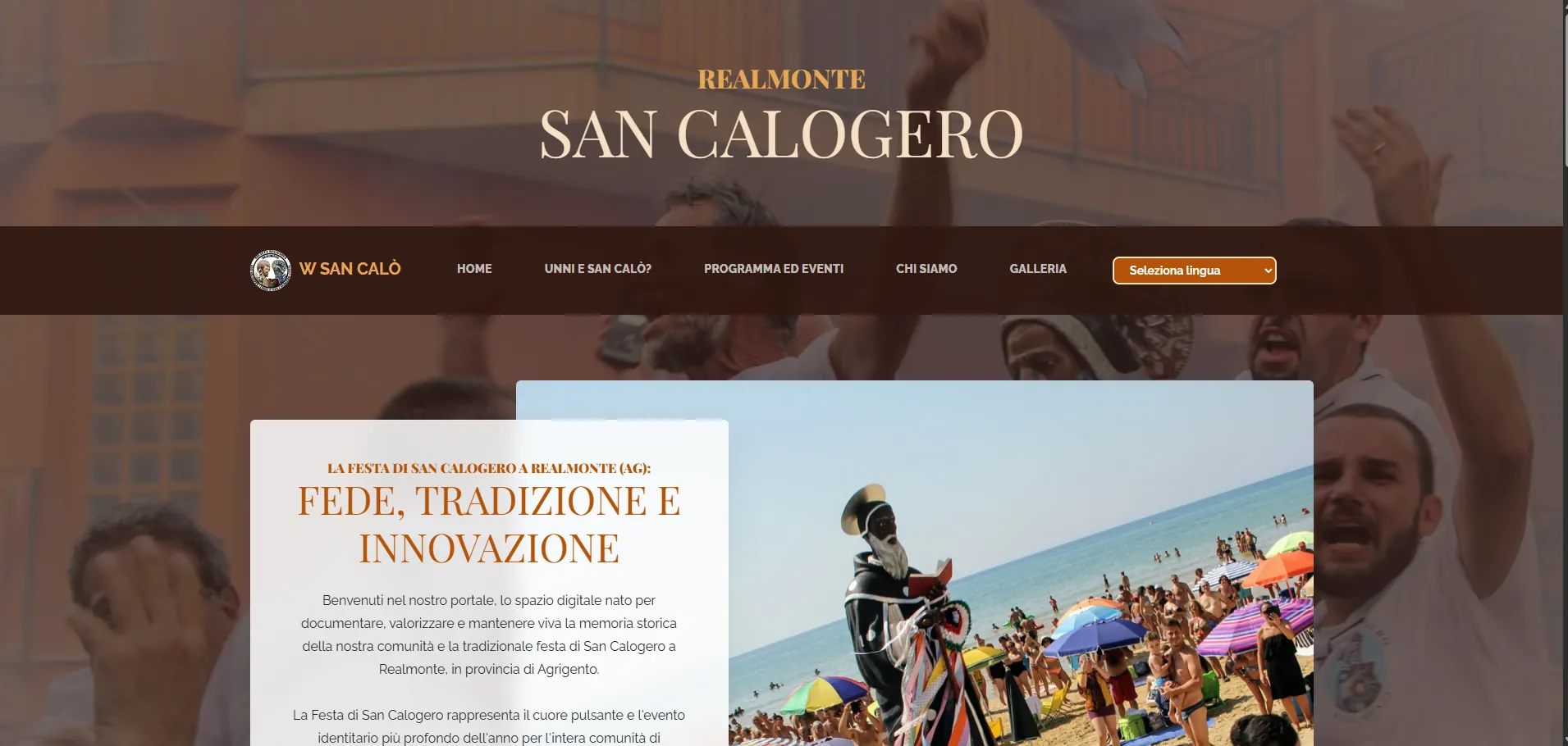 San Calogero Realmonte - Portale evento religioso
