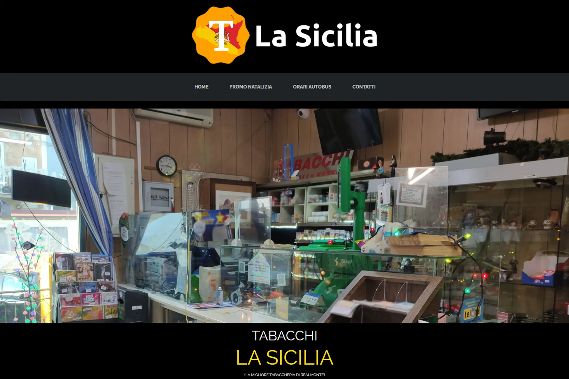 Tabacchi La Sicilia - Sito vetrina
